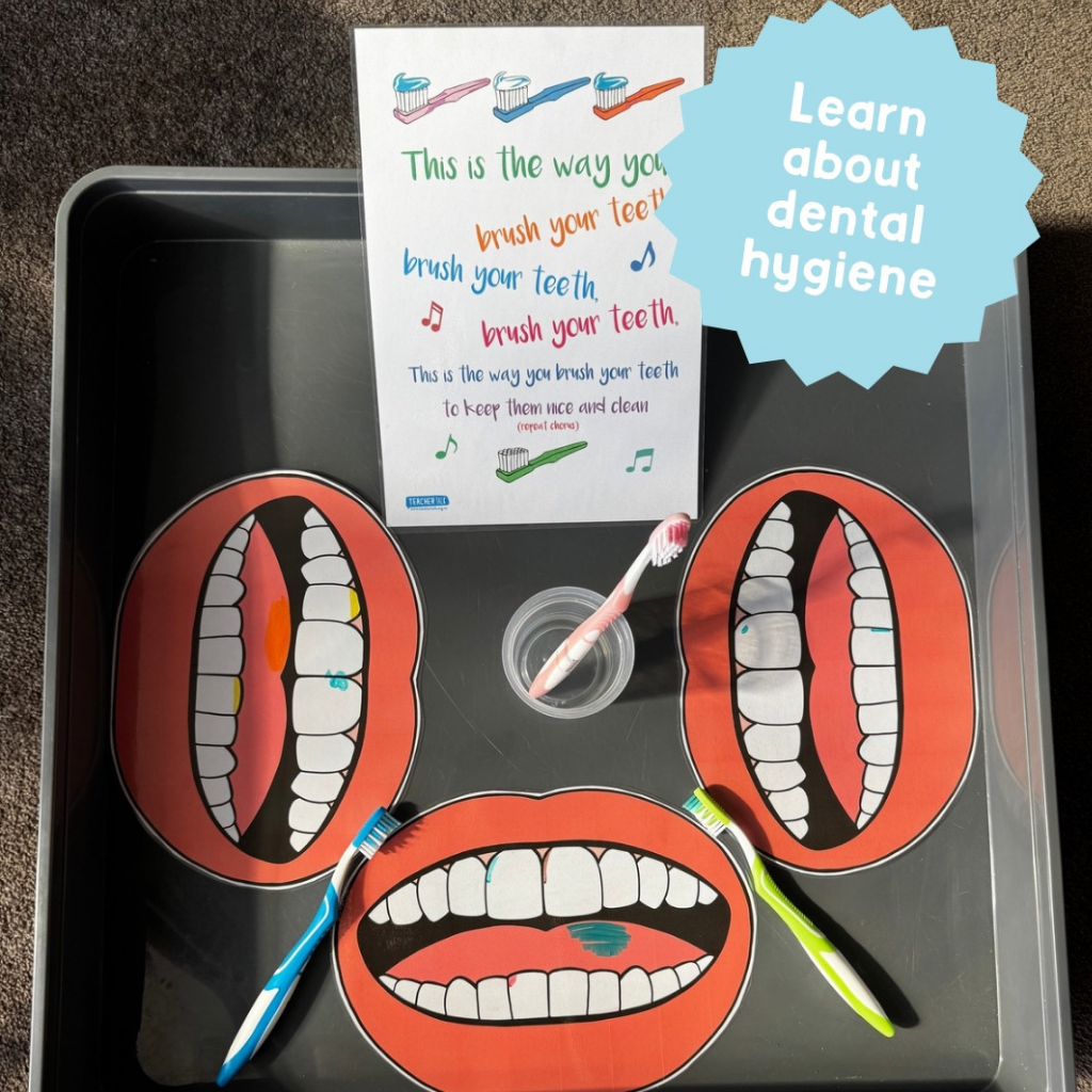 Brush Your Teeth - Table Top Activity