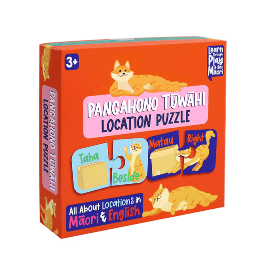Te Reo Māori Locations Cat Matching Puzzle 20pc