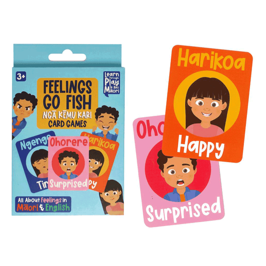 Go Fish Game Te Reo Feelings 40 Cards
