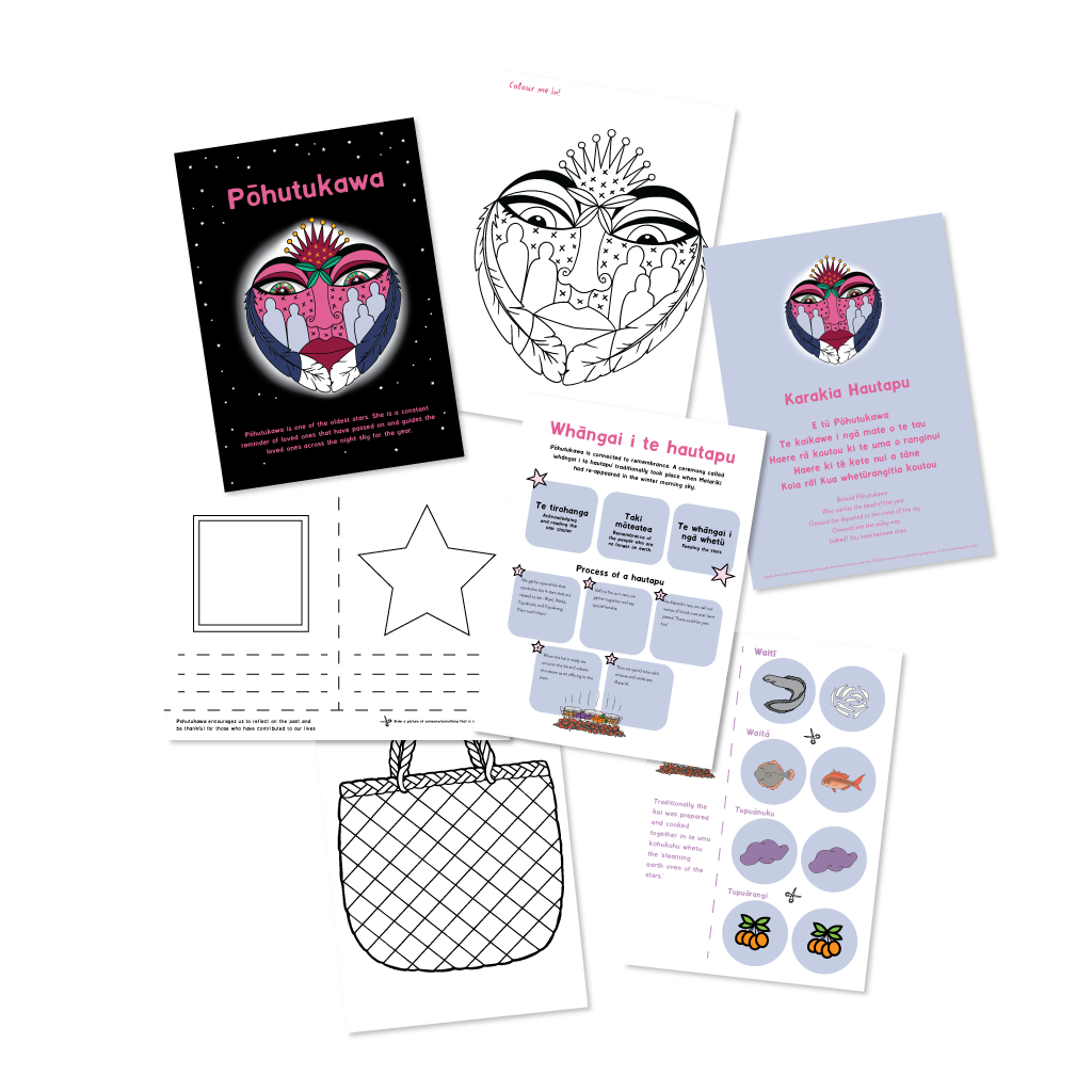 Pōhutukawa Activity tray prompts - Download