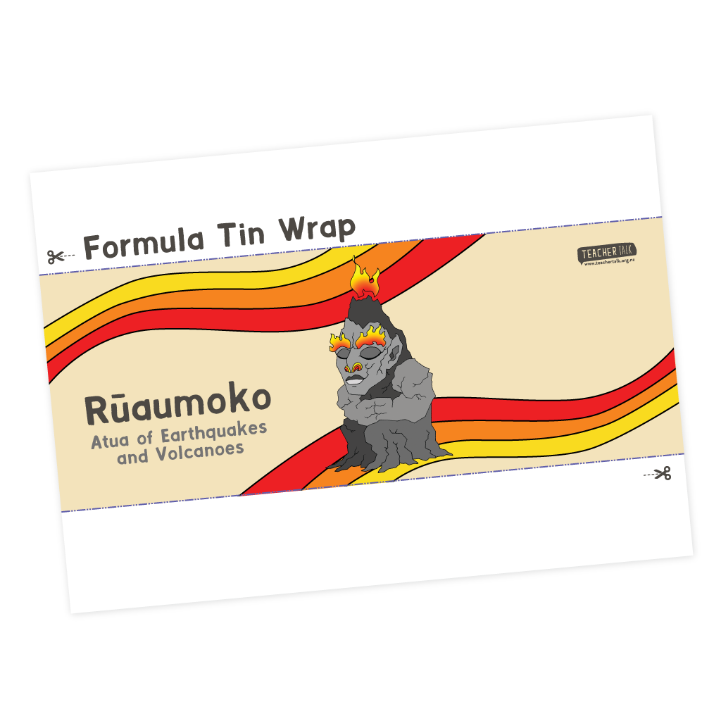 Rūaumoko Formula Tin Template