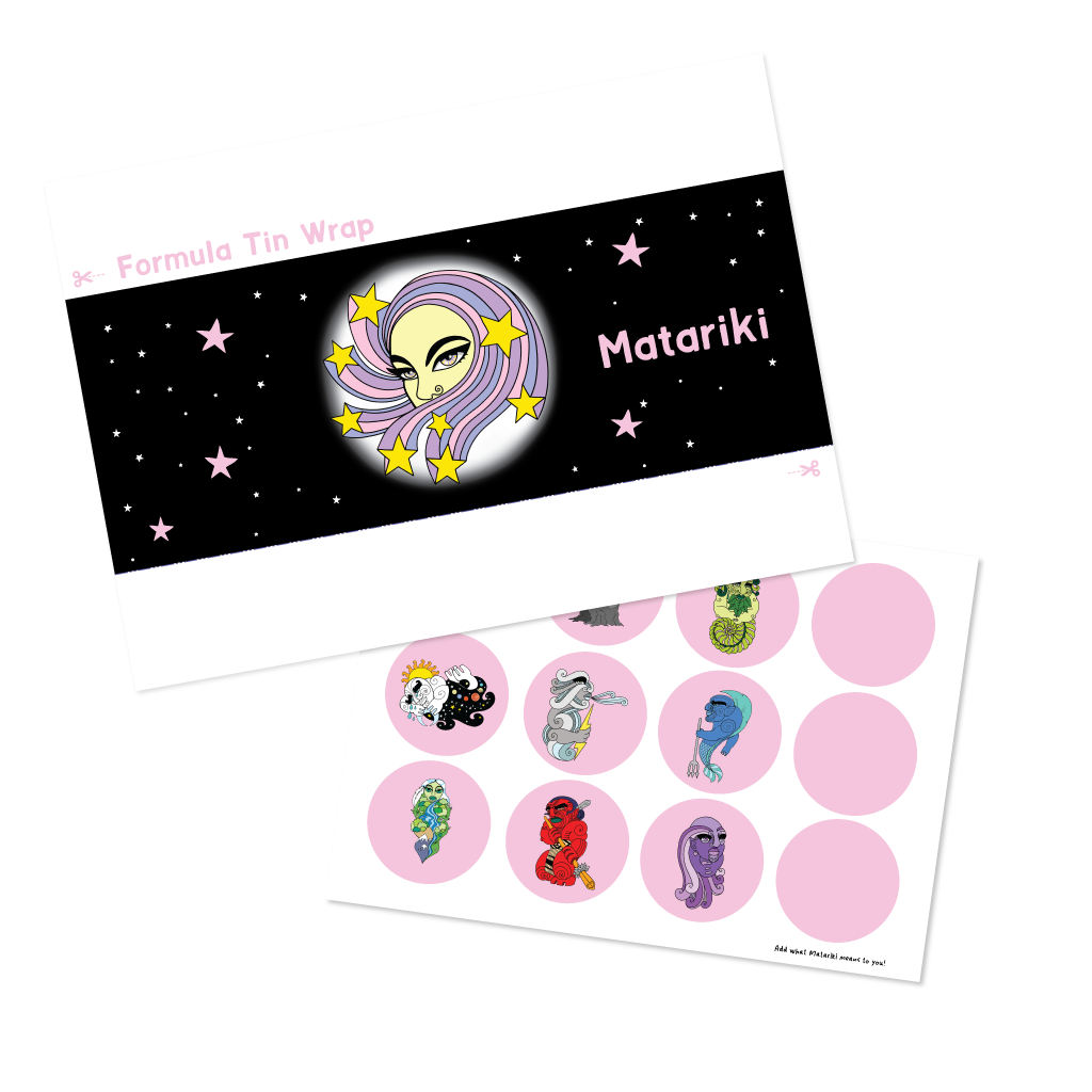 Matariki Formula Tin Template - Download