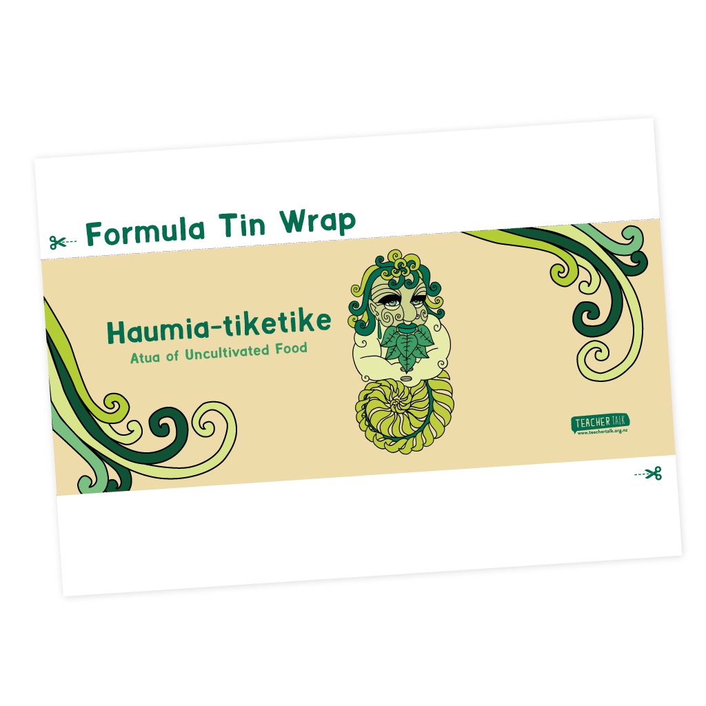 Haumia-tiketike Formula Tin Template