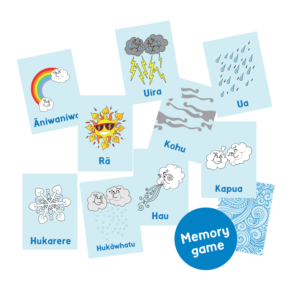 Weather in te reo Māori - Memory Game