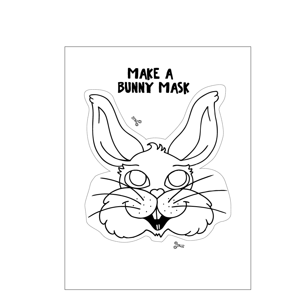 Easter Bunny Mask - DOWNLOAD