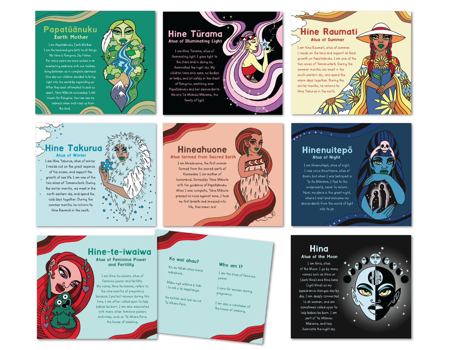 Ngā Atua Cards - Atua Wāhine - Series 2