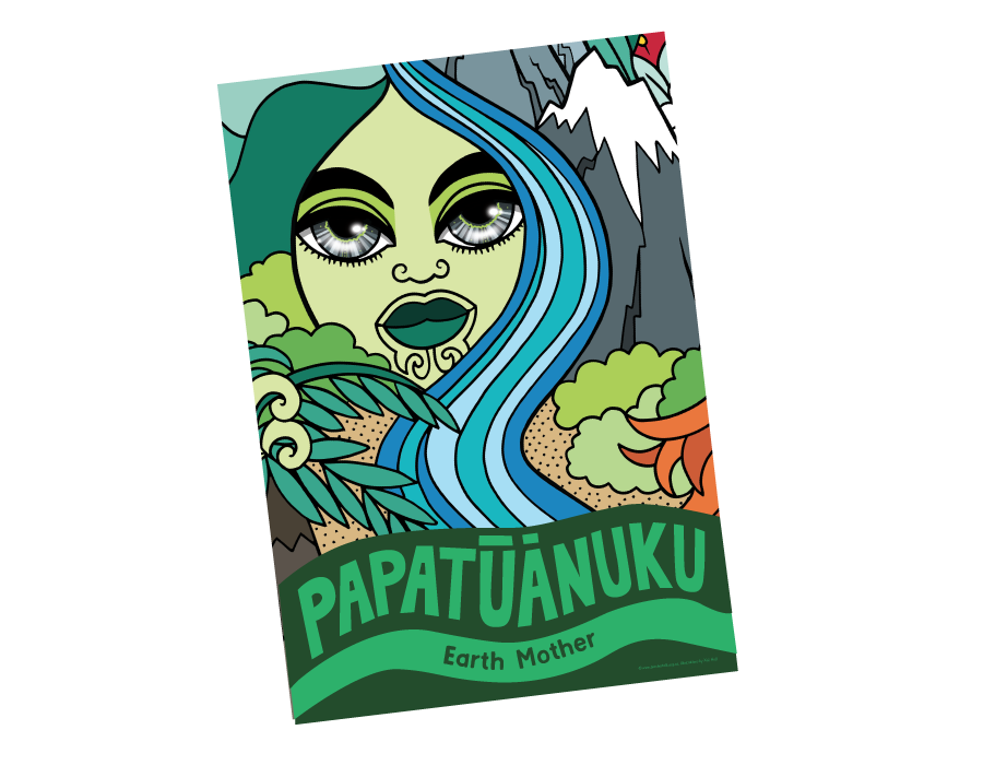 Papatūānuku A3 Poster - Download