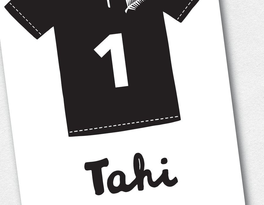 Rugby Jersey Counting Cards