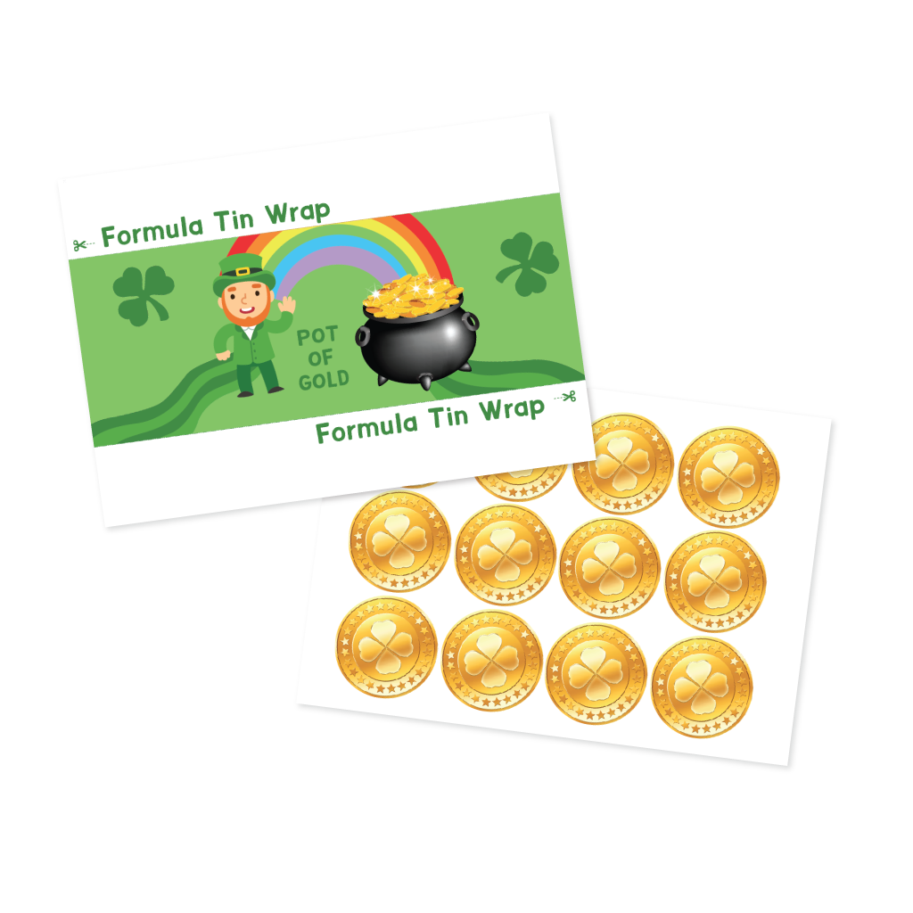 St Patrick's Day Formula Tin Wrap - Download