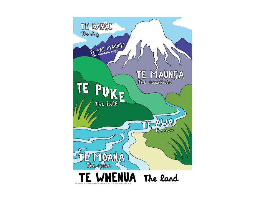 Te Whenua Poster Download