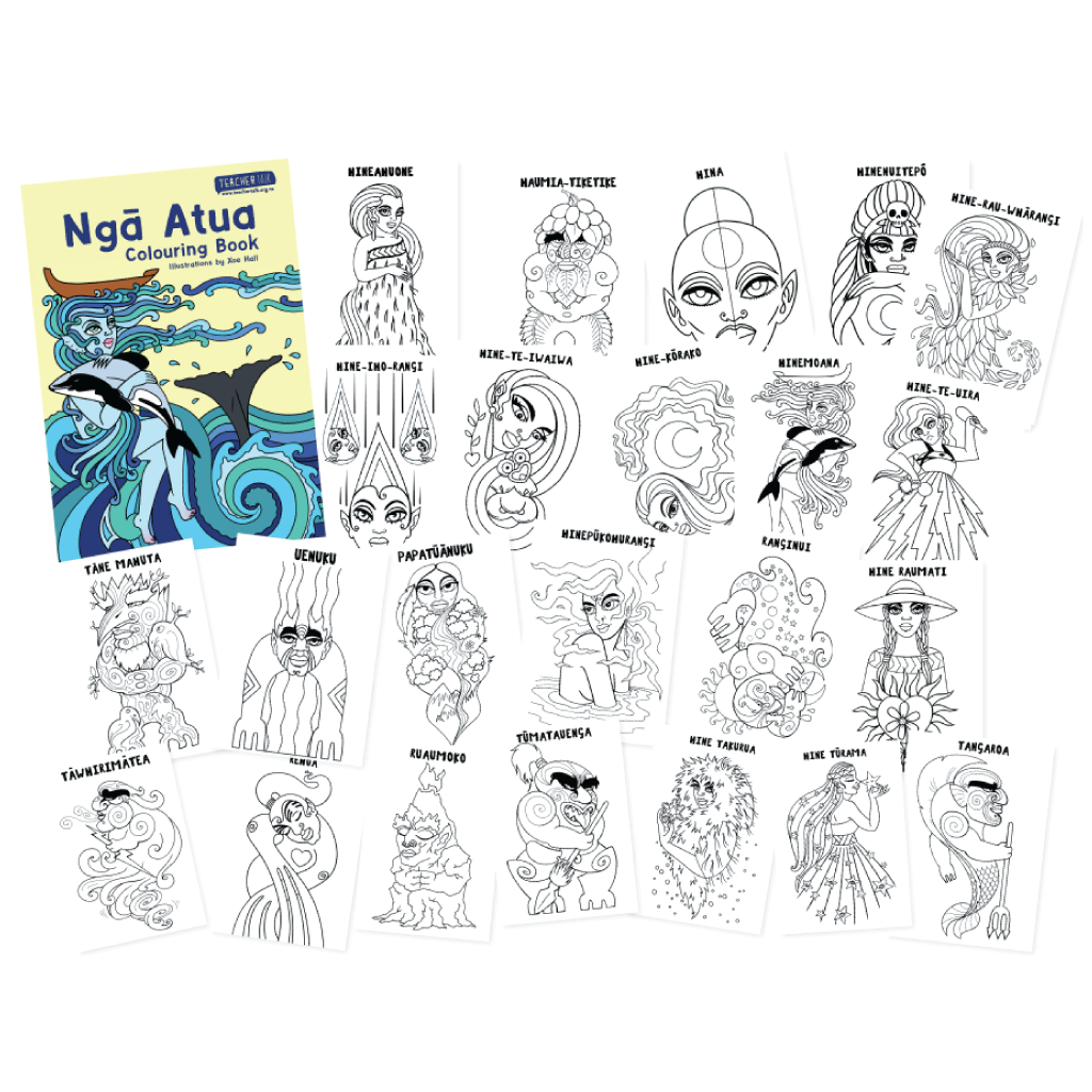 Ngā Atua Colouring Booklet