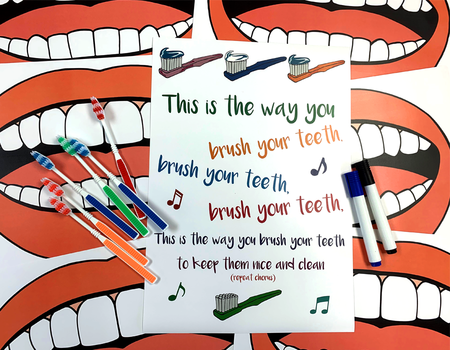 Brush Your Teeth - Table Top Activity