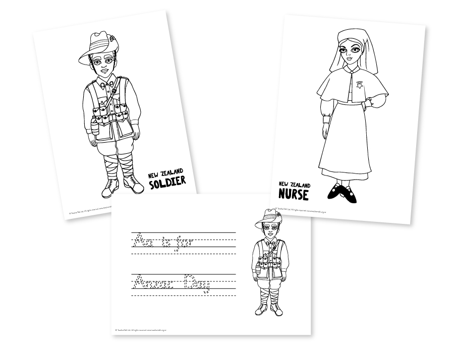 ANZAC Soldier & Nurse - Download