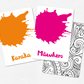 Te Reo Maori Colours Flash Cards