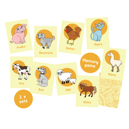 Farm Animals Memory Game