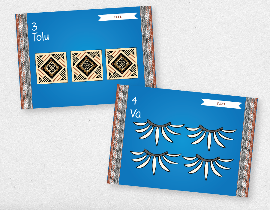 Fijian Counting Cards