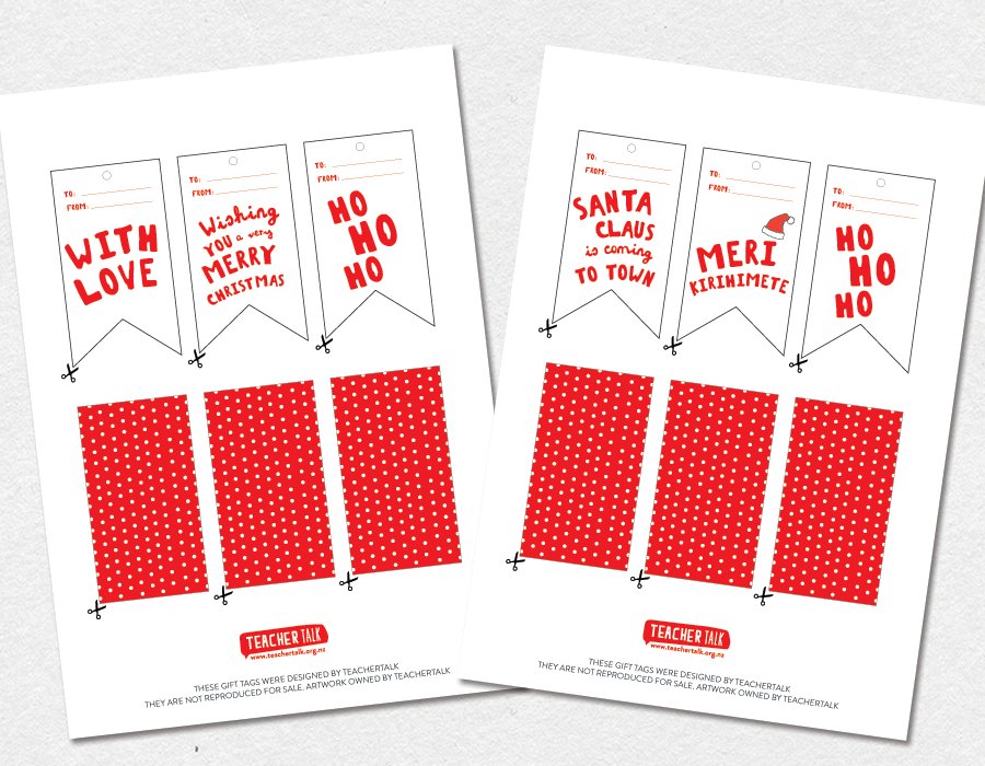 Free Christmas Gift Tags - Download