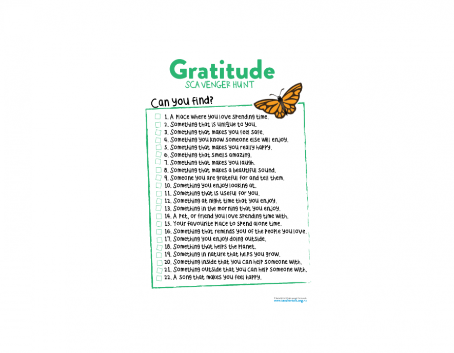 Gratitude Hunt - Freebie - Download