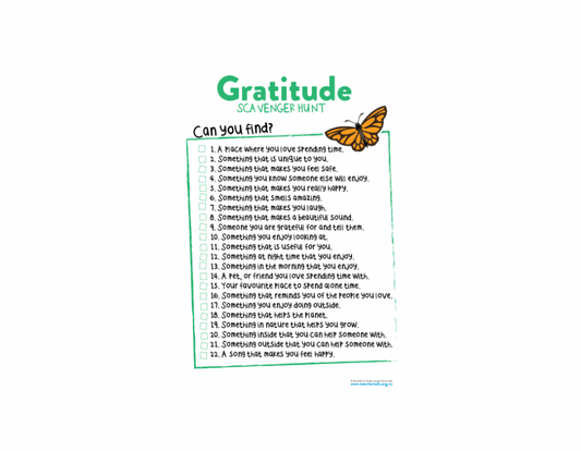Gratitude Hunt - Freebie