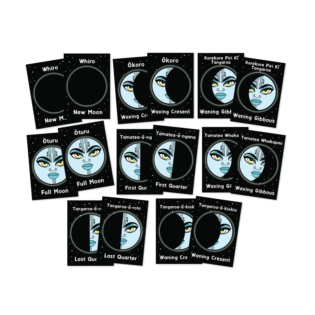 Phases of the Moon - Mata o te Marama Memory Game