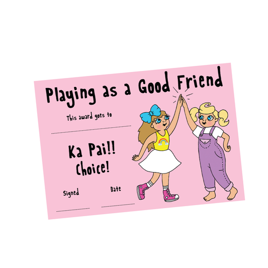 Certificates - Playing as a good friend