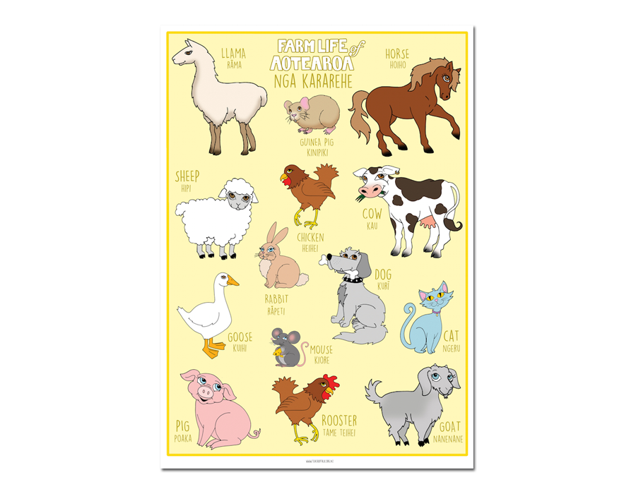 Farm Life of Aotearoa - A3 Poster