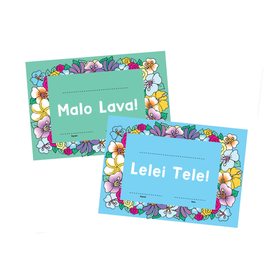 Certificates - Samoan - 20 Pack