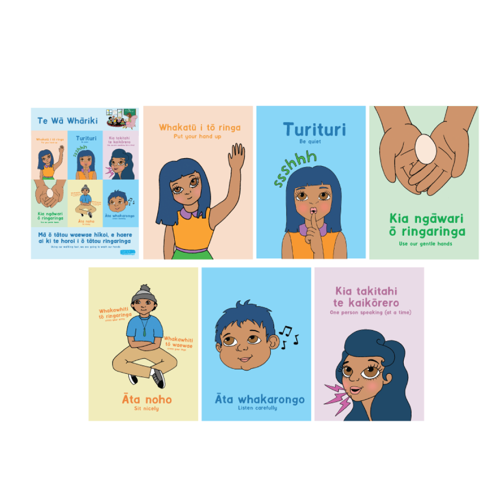 Te Wā Whāriki A4 Poster Pack - Download