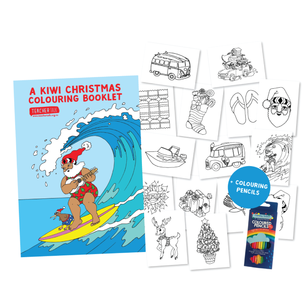 Kiwi Christmas Colouring Book