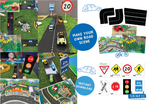 Beep Beep, It's road safety week! Make your own road safety scene!
