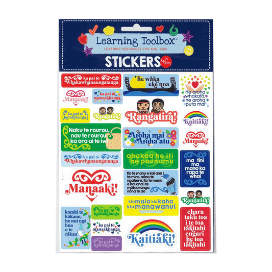 Stickers NZ Te Reo Proverbs 15x17cm