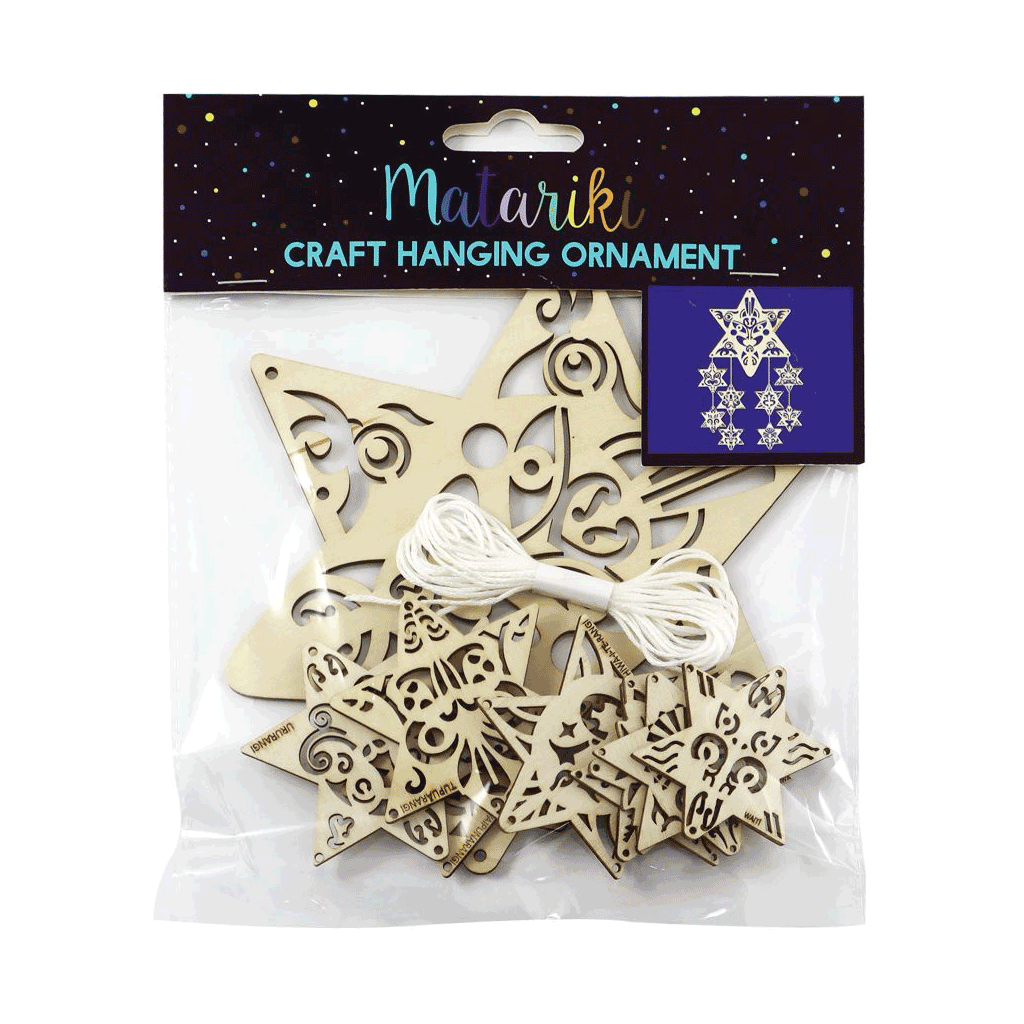 Matariki Craft Hanging Ornament 9pc