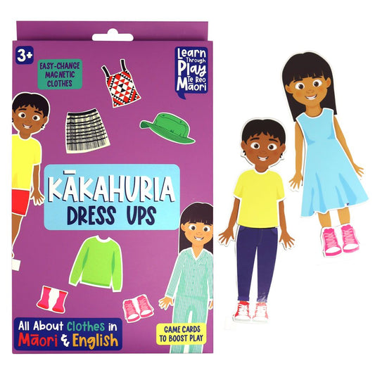 Kākahuria Magnetic Dress Up Game - Clothing in Te Reo