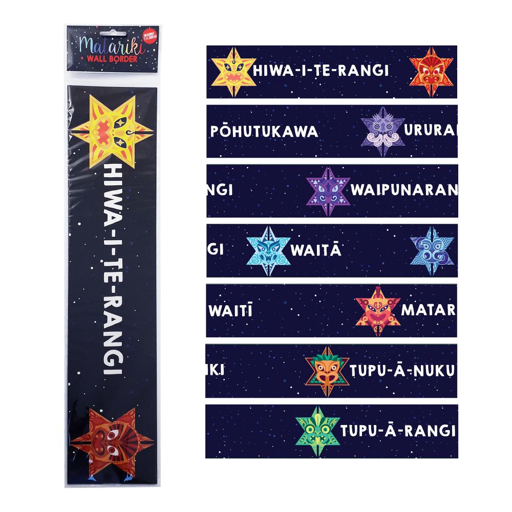 Matariki Wall Border 7 sheets