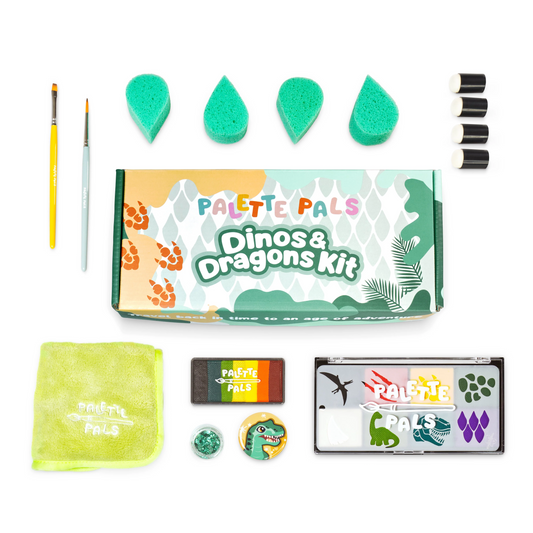 The Dinosaur and Dragon Face Paint Kit
