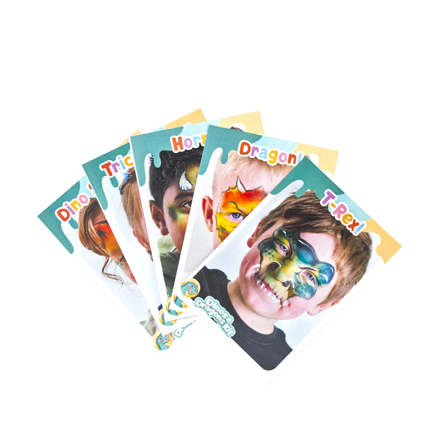 The Dinosaur and Dragon Face Paint Kit