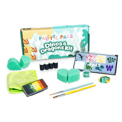 The Dinosaur and Dragon Face Paint Kit