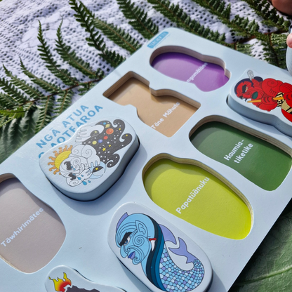 Ngā Atua o Aotearoa Wooden Puzzle