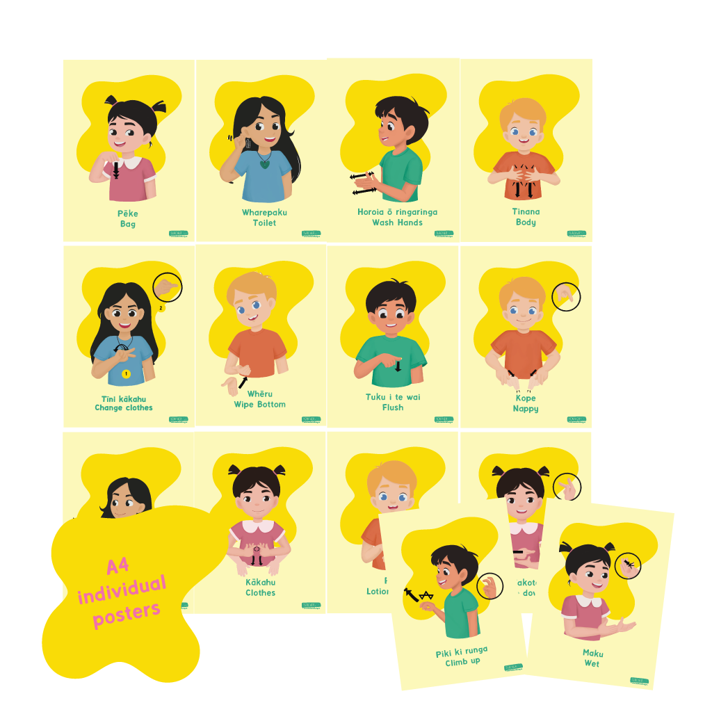 Ece Sign Language NZ Sign Language Printable Resources for Early Childhood NZ | ECE ...