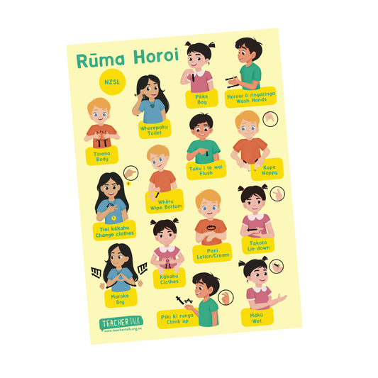 Rūma Horoi Poster (Wash Room) A3 Download