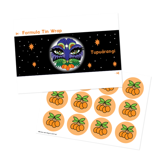 Tupuārangi Formula Tin Template - Download