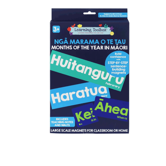 Magnetic Months in Te Reo Māori 23+pcs