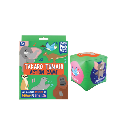 Actions in Te Reo Māori Inflatable Cube 20cm