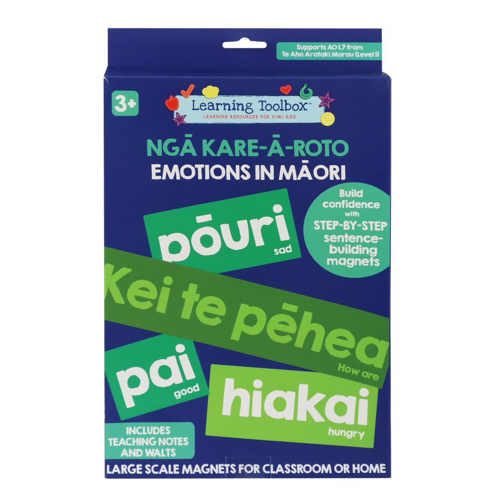 Magnetic Emotions in Te Reo Māori 35+pcs