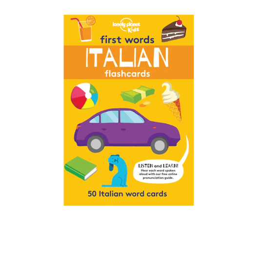 First words Italian Flash Cards