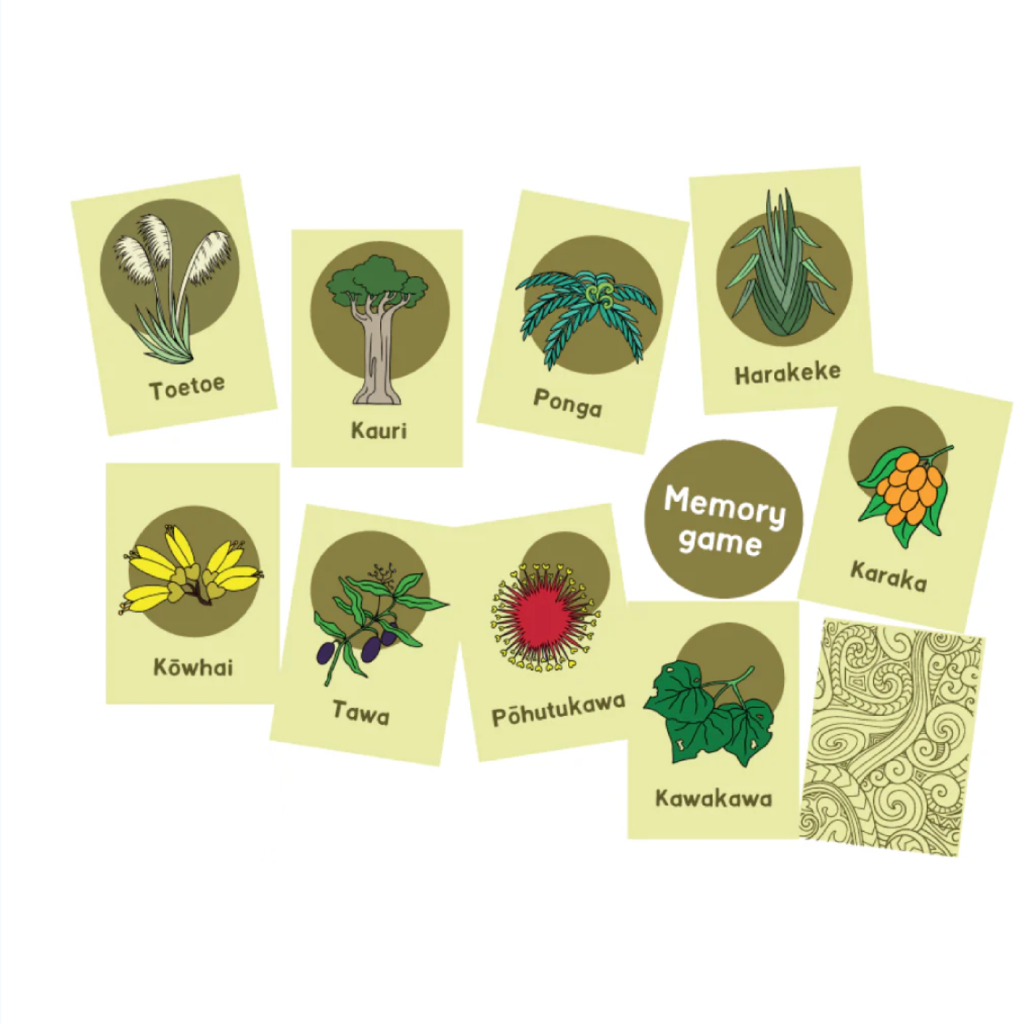 Native Plants of Aotearoa Memory Game Printable NZ | TeacherTalk