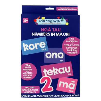 Magnetic Numbers in Te Reo Māori 62+pcs