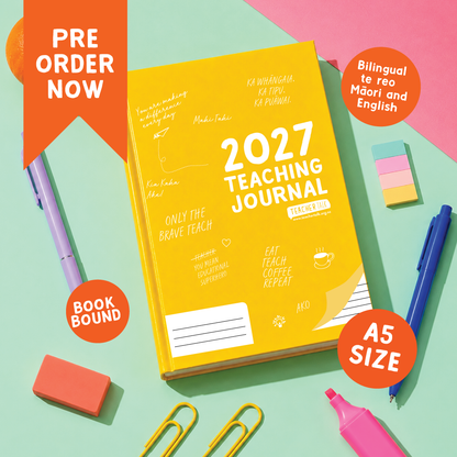 PRE ORDER 2027 ECE Teachers Planning Journal A5 - Book Bound