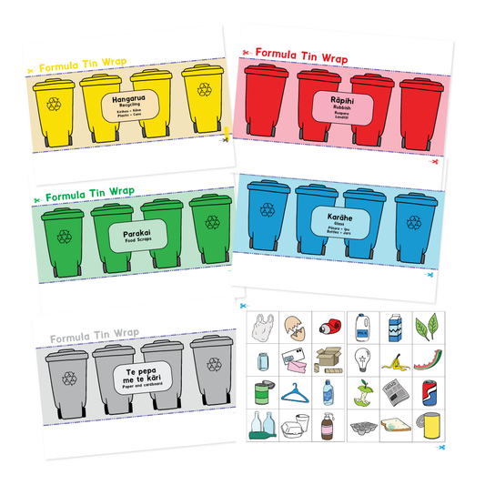 Recycle Station Formula Tin Template - Download