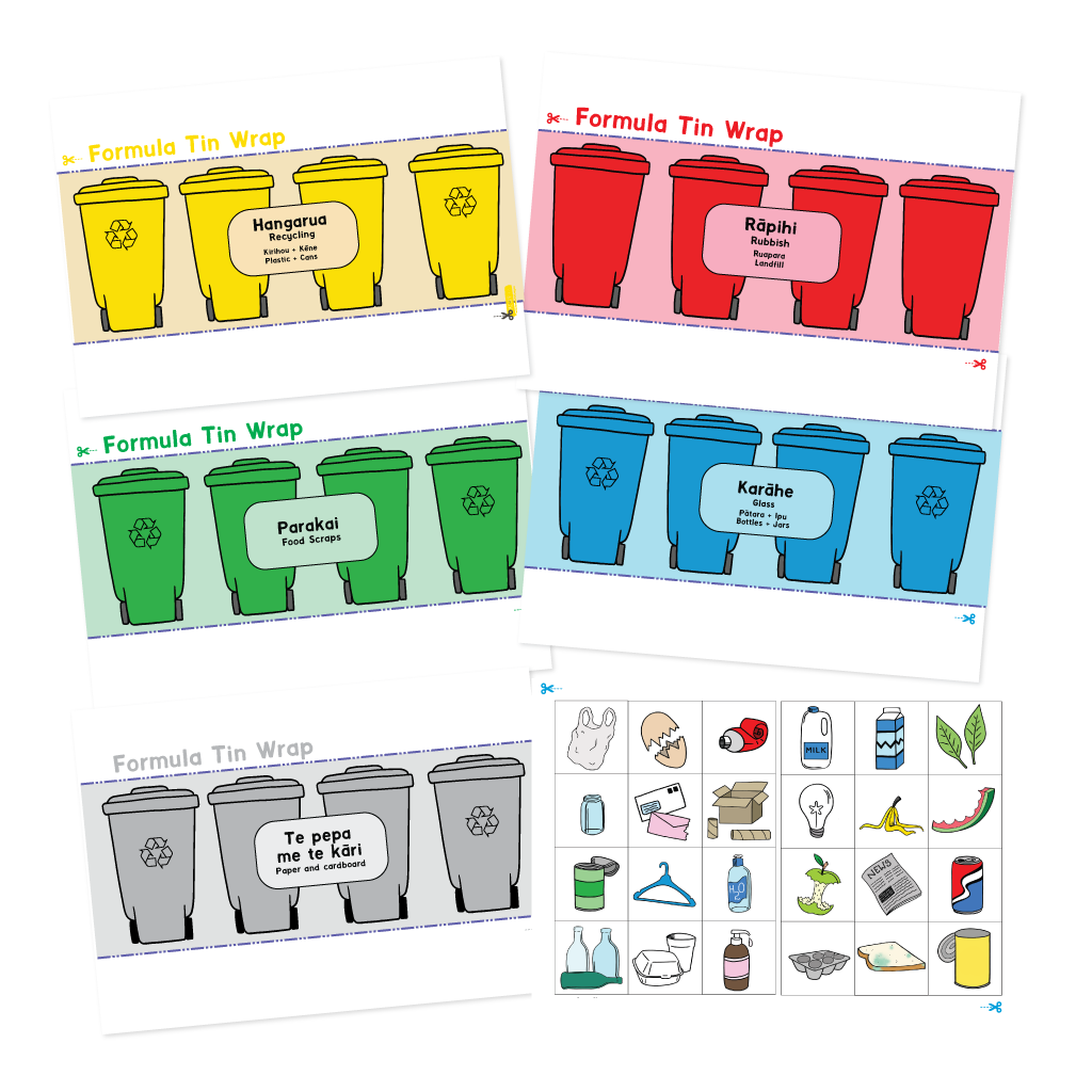 Recycle Station Formula Tin Template - Download